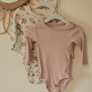 Kids Floral and Pink One Piece Set
